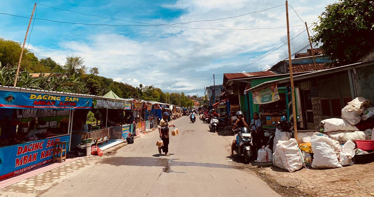 Aktivitas Pasar Wonogiri Kembali Bergeliat Pascakebakaran